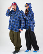 Camicia Blu in Flanella a Quadri | CTDP