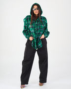 Camicia Verde in Flanella a Quadri |CTDP