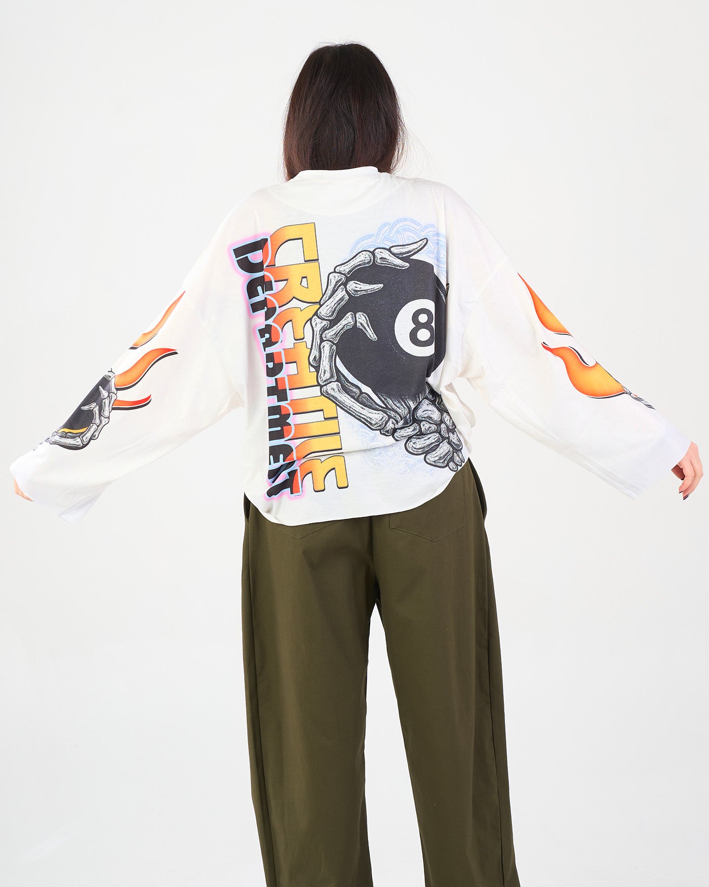 T-Shirt Longsleeve '8 Nero' | CTDP