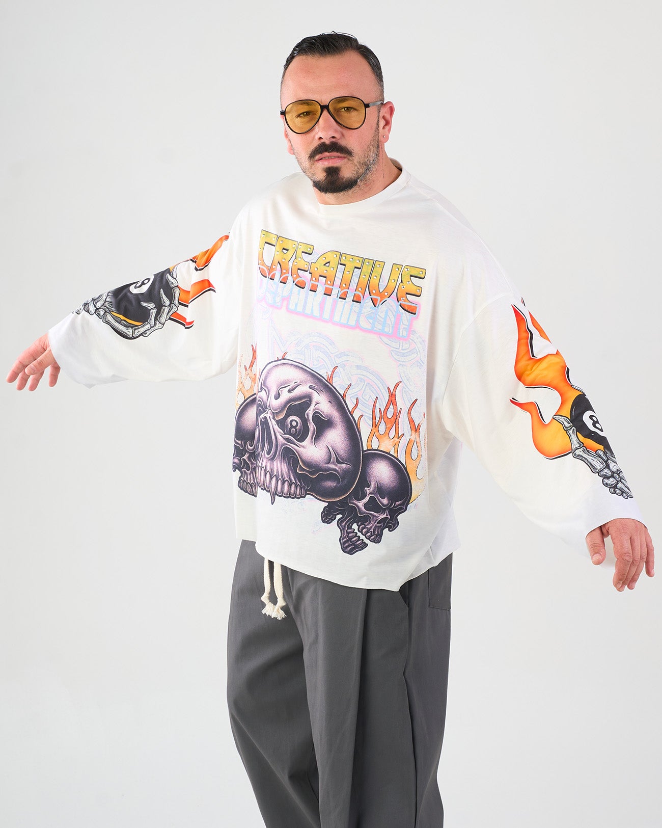 T-Shirt Longsleeve '8 Nero' | CTDP