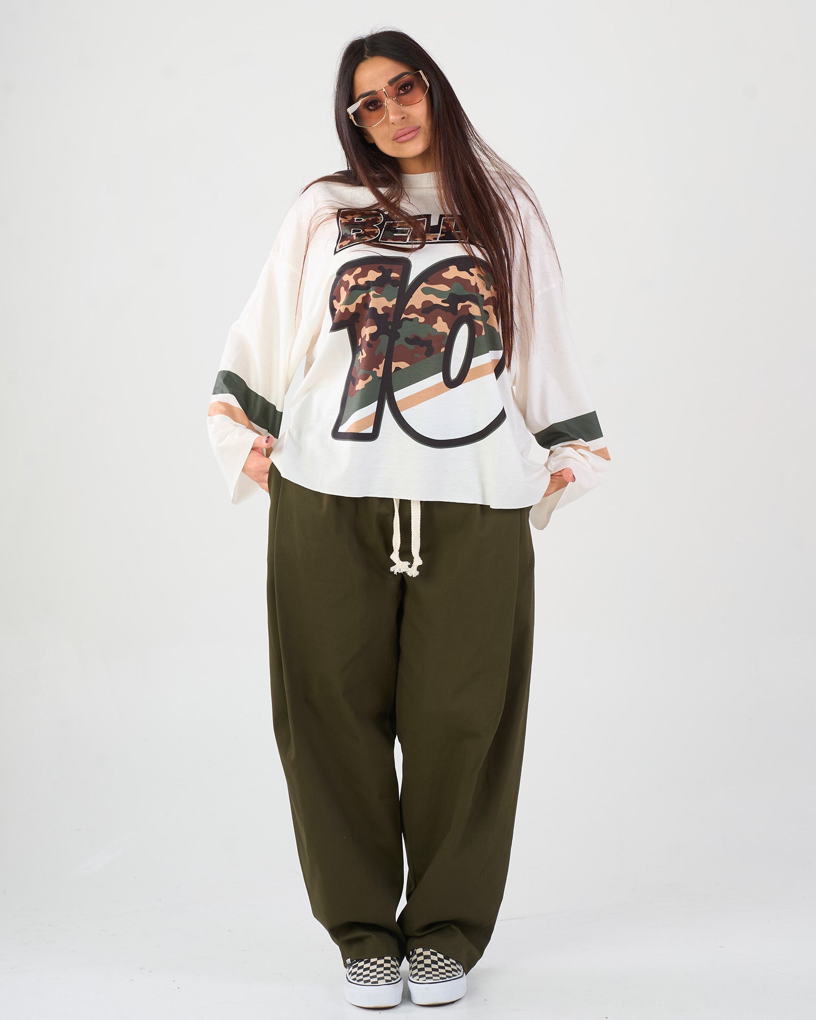 Pantalone Baloon Verde Militare | CTDP