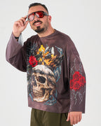 T-Shirt Longsleeve 'Teschio' | CTDP
