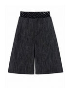 Completo Chevron Nero Paillettes e Denim -CTDP®