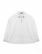 Camicia Bianca Oversize con Borchie | CTDP