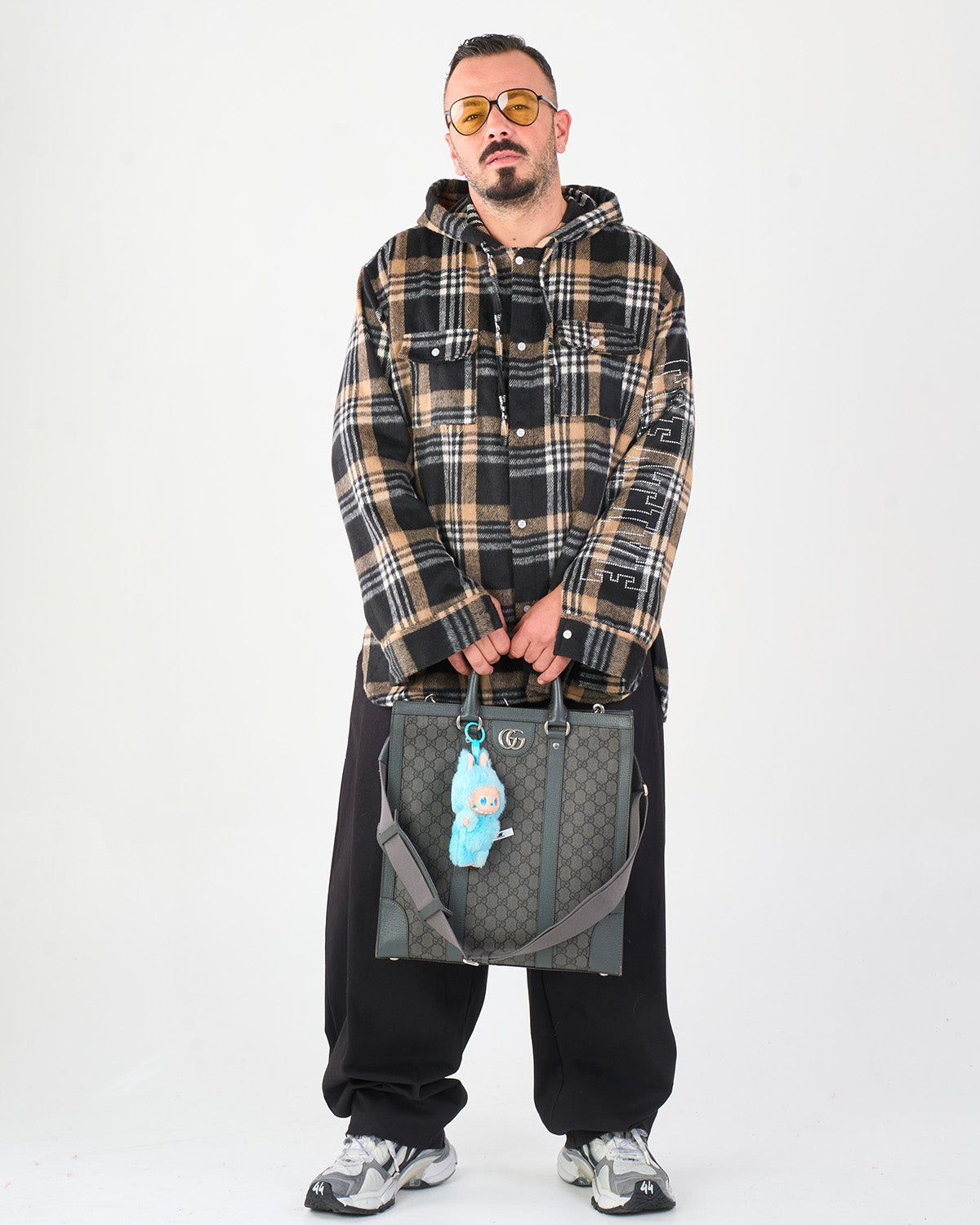 Camicia Beige in Flanella a Quadri | CTDP