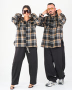 Camicia Beige in Flanella a Quadri | CTDP