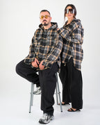 Camicia Beige in Flanella a Quadri | CTDP