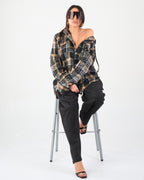 Camicia Beige in Flanella a Quadri | CTDP