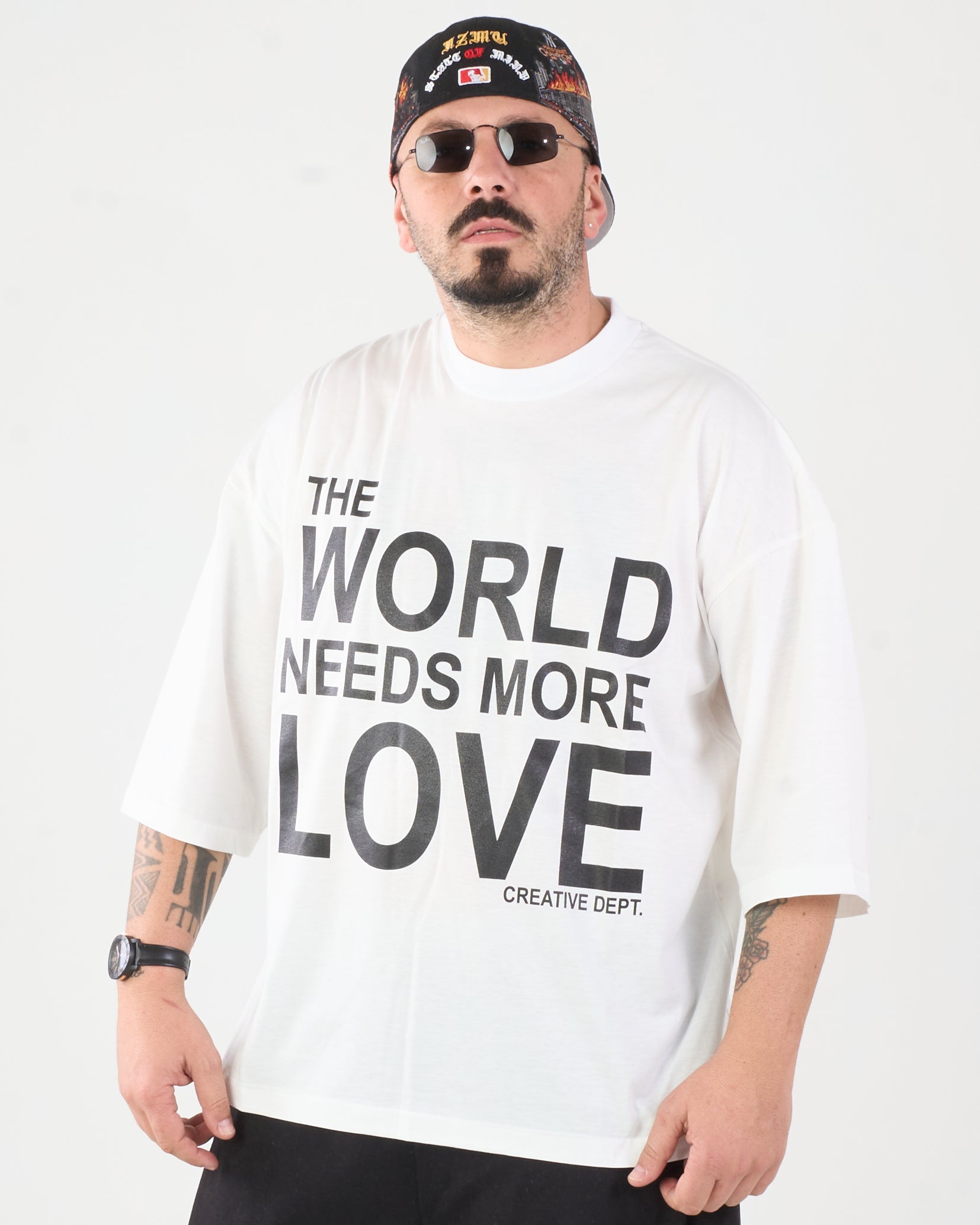 T-Shirt White " The World Needs More Love" | CTDP 