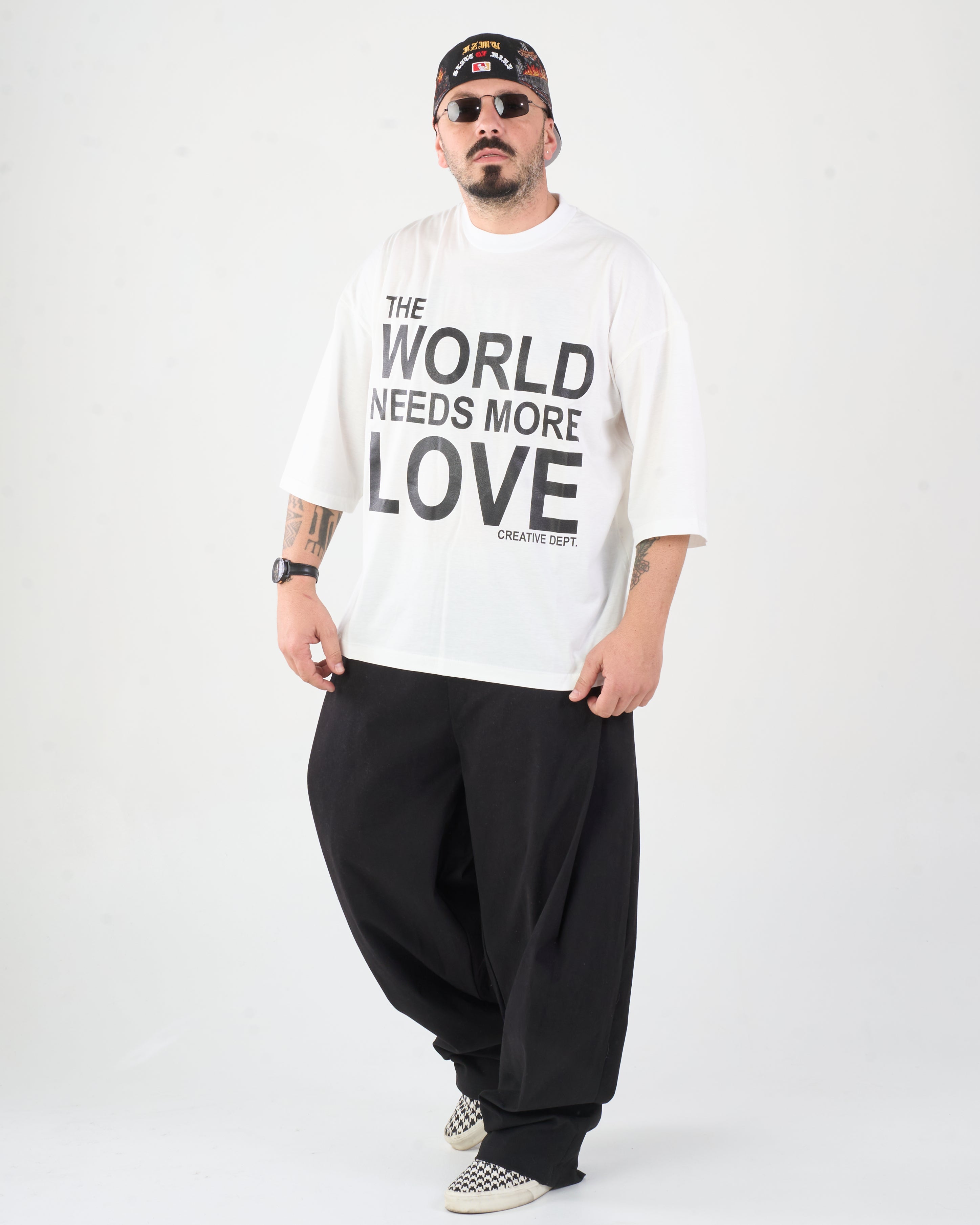 T-Shirt White " The World Needs More Love" | CTDP 