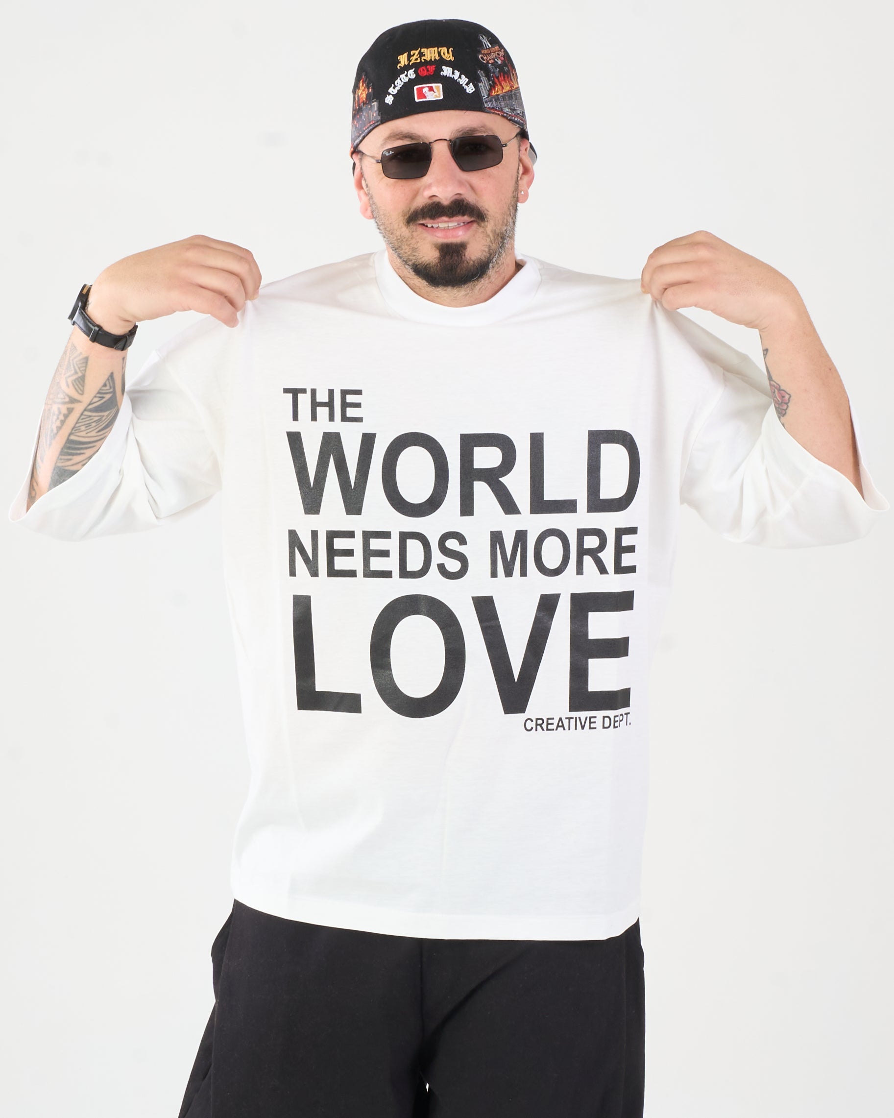 T-Shirt White " The World Needs More Love" | CTDP 