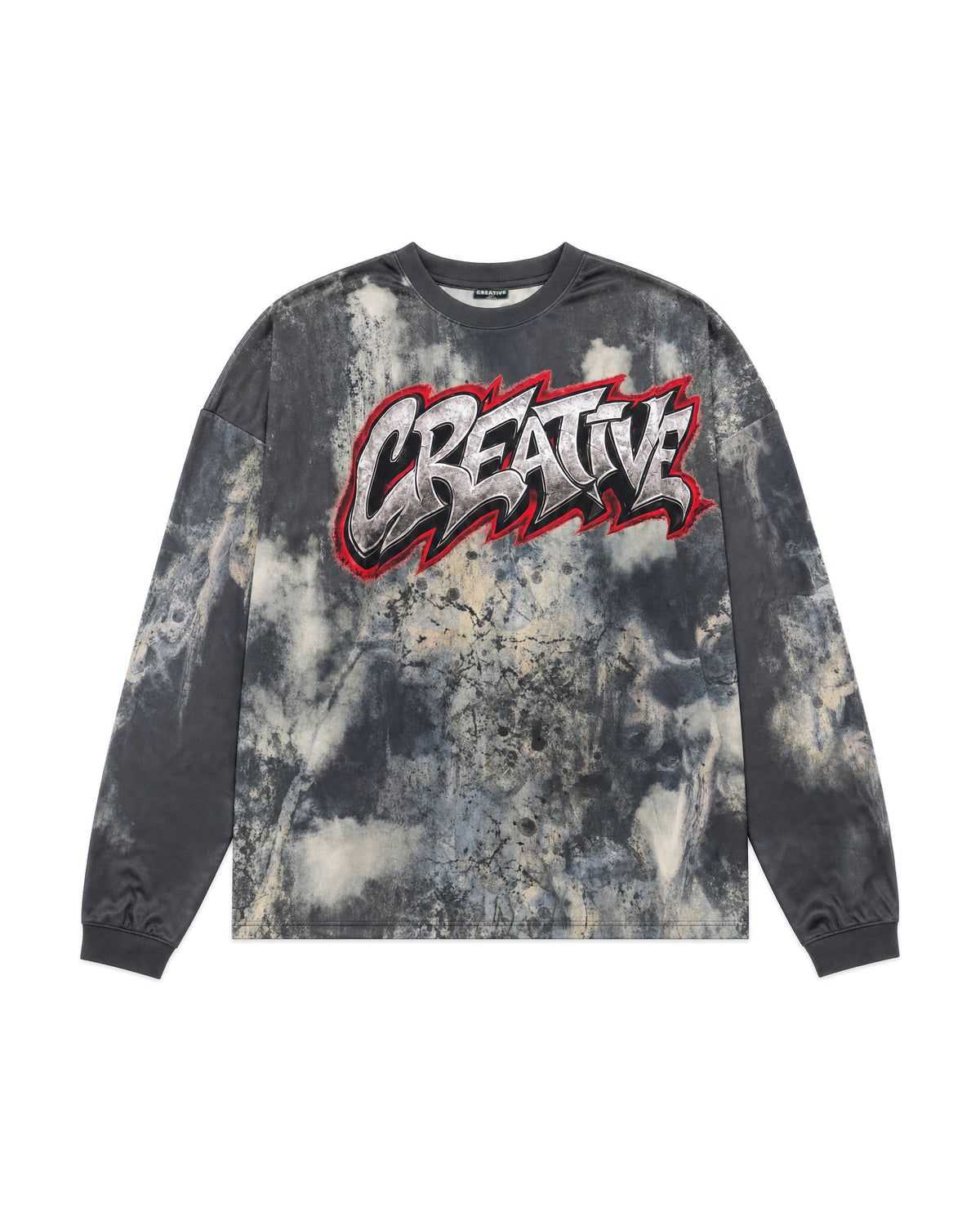 Felpa Tie-Dye con Stampa Graffiti Creative - CTDP®