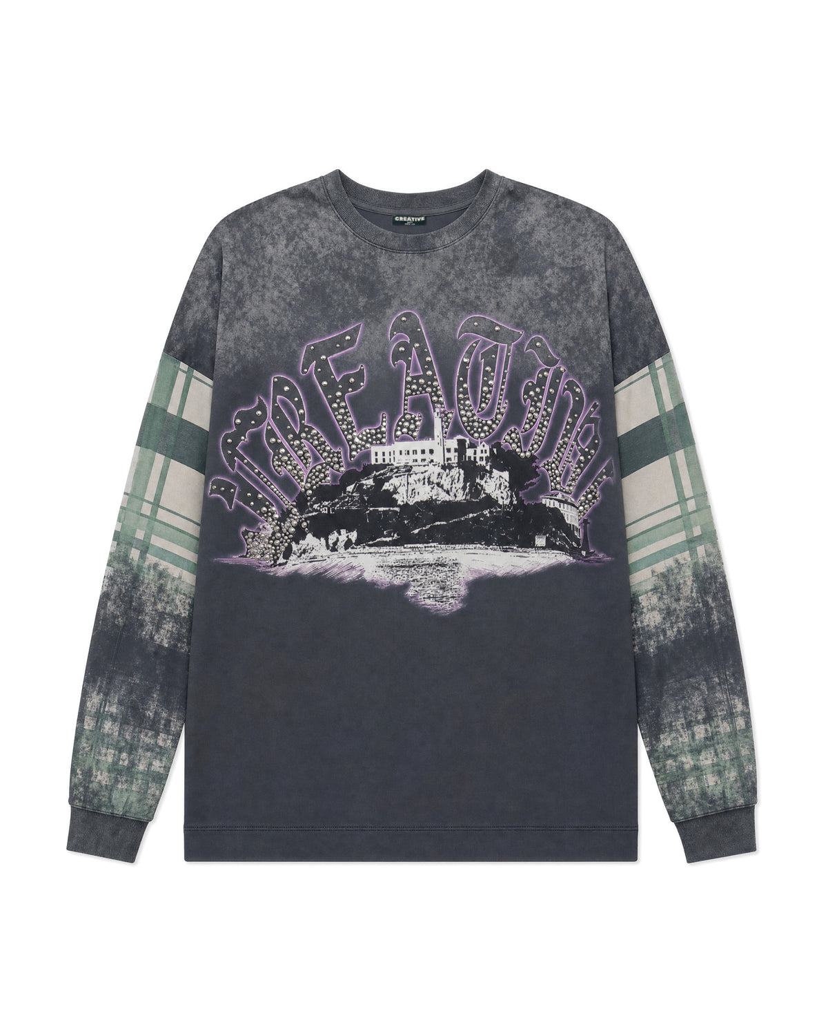 Longsleeve Acid-Wash Ricami Gotici - CTDP®