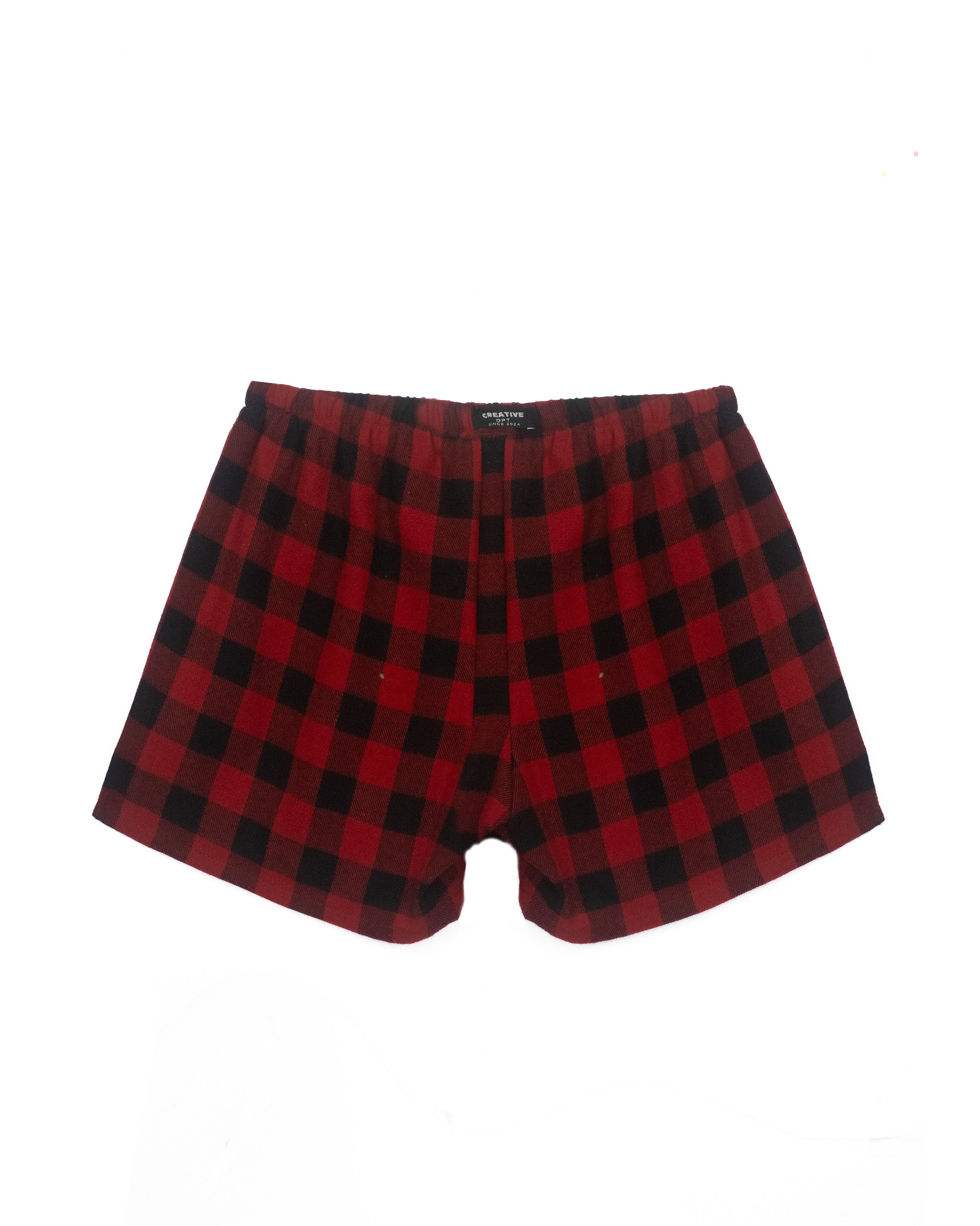 Boxer Rosso a Quadri | CTDP