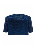 Completo Chevron Blu Paillettes e Denim -CTDP®