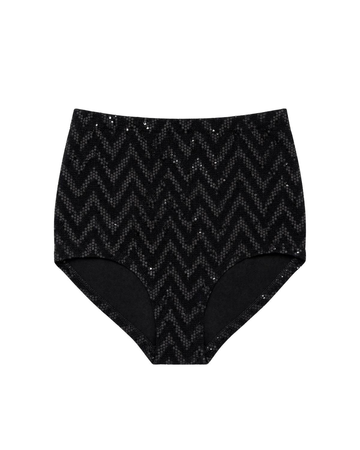 Completo Chevron Nero Paillettes e Denim -CTDP®