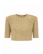 Completo Chevron Oro Paillettes e Denim -CTDP®